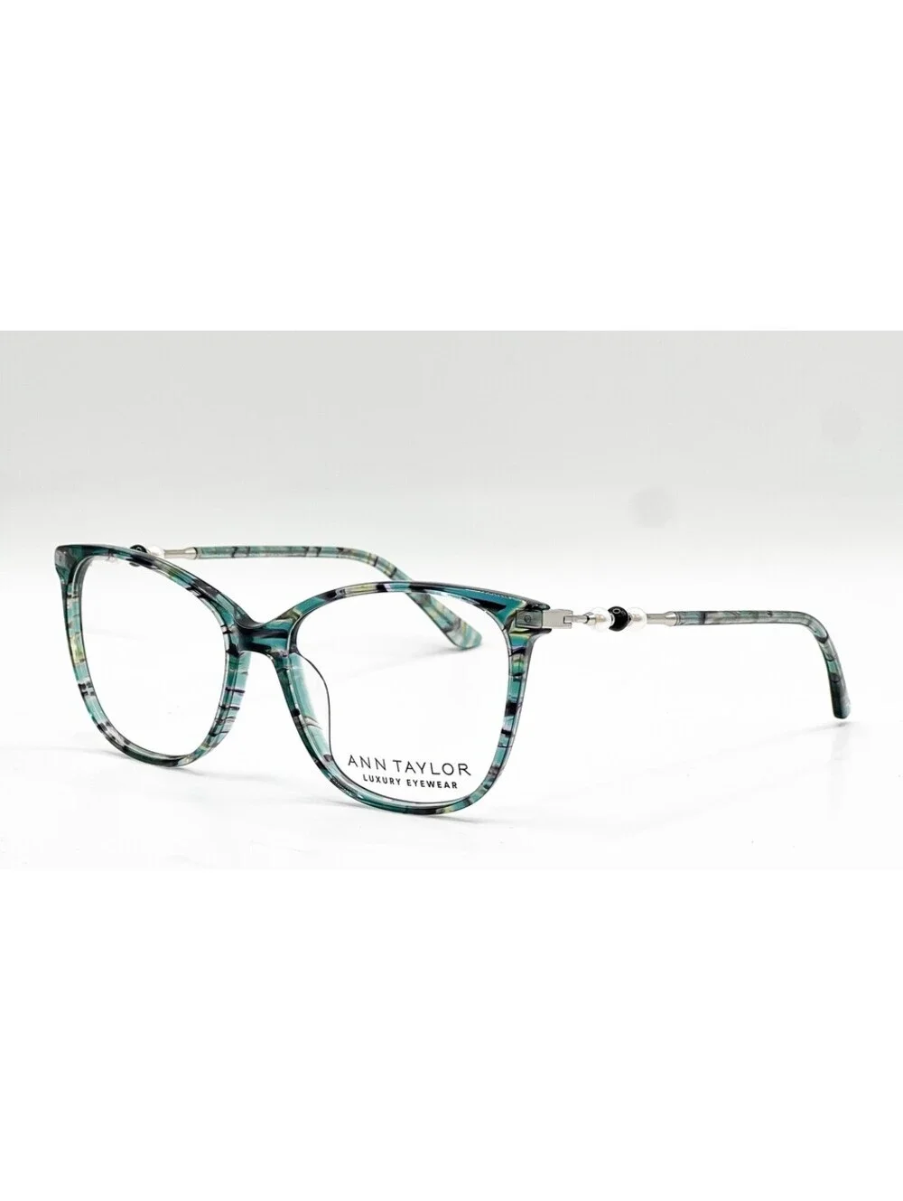 Ann Taylor At021 C02 Emerald Horn Authentic Eyeglasses 52-15-135